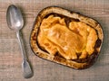 Rustic meat pie Royalty Free Stock Photo