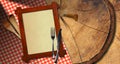 Rustic Menu Background Royalty Free Stock Photo