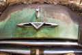 The rustic metal on an abandoned truck. Royalty Free Stock Photo