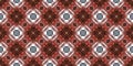 Rustic metal elements seamless abstract pattern