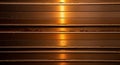 Rustic Metallic Door Rolling Shutter with Sunlight and Weathering Texture Royalty Free Stock Photo
