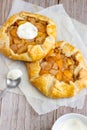 Rustic Mixed Fruit Galette Royalty Free Stock Photo