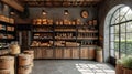 Rustic Modern Pantry Ambiance