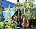 Rustic Mountain Cabin Above Mammoth Lakes Royalty Free Stock Photo