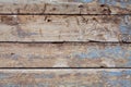 Rustic Old blue wooden background. Top view on wood planks Royalty Free Stock Photo