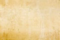 Rustic old European classical style gold stucco wall patina background texture