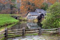 Rustic old Gristmill in Fall season