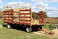 Rustic Old Hay Wagon Royalty Free Stock Photo