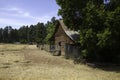 Rustic old west pioneer horse barn and shed Royalty Free Stock Photo