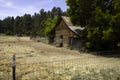 Rustic old west settler horse barn and shed Royalty Free Stock Photo