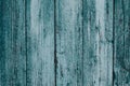 Rustic old wood plank background. Blue and green vintage timber texture background. Blue wooden plank desk table background textur Royalty Free Stock Photo