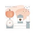 Rustic Outdoor Fall Decoration icons