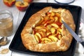 Peach Tart Royalty Free Stock Photo