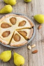 Rustic Pear Frangipane Tart