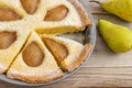 Rustic Pear Frangipane Tart