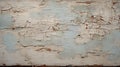 Rustic Peeling Paint Texture: Beige And Cyan Wooden Background Royalty Free Stock Photo