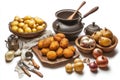 Rustic Portuguese Kitchen Delights Royalty Free Stock Photo