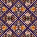 Rustic provence floral pattern background. Boho whimsical french swatch for repeat tile. Country cottage vintage quilt