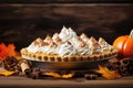 Rustic pumpkin tart with cream: autumn\'s culinary masterpiece