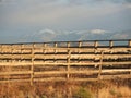 Rustic ranch fence Royalty Free Stock Photo