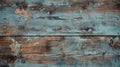 Rustic Realism: Eroded Wood Texture With Peeling Paint On Brown And Blue Background Royalty Free Stock Photo