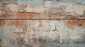 Rustic Realism: Old Wood With Cracked White Paint Texture