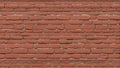 Rustic Red Brick Wall Seamless Texture Background. AI Generation Royalty Free Stock Photo