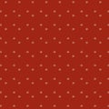 Rustic red trend Simple modest floral fabric pattern with light flowers on a red background