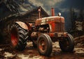 Rustic Relic: Exploring the Grit and Guts of Diesel Punk Tractor