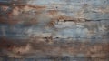 Rustic Renaissance Realism: Layered Compositions Of Gray And Blue Wooden Boards