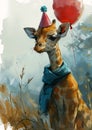 Rustic Rendition of a Cheerful Giraffe Birthday Bash