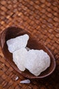 Rustic rock sugar food ingredient