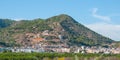 Rustic & rugged but beautiful living places in rural Spain. Homes in the hills & mountains of rural Spain Royalty Free Stock Photo