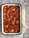 Rustic sausage casserole