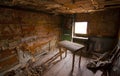 Rustic Shack Interior Royalty Free Stock Photo
