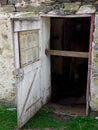 Rustic Side Barn Door Royalty Free Stock Photo