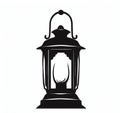 Rustic Lantern Silhouette Royalty Free Stock Photo