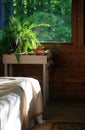 Rustic Home Sleeping Porch Royalty Free Stock Photo