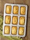 Rustic southern american corn bread Royalty Free Stock Photo