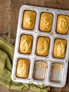 Rustic southern american corn bread Royalty Free Stock Photo