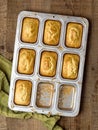 Rustic southern american corn bread Royalty Free Stock Photo