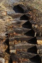 Rustic steps Royalty Free Stock Photo