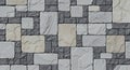 Rustic Stone Masonry Wall Tile Pattern Royalty Free Stock Photo