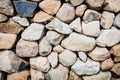 Rustic stone wall background Royalty Free Stock Photo