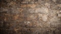 Rustic stone wall background with three empty square frames for design elements and textural presentations. Generative AI Royalty Free Stock Photo