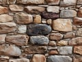 Rustic Stone Wall Texture Details Background Royalty Free Stock Photo