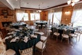 Rustic wedding hall Royalty Free Stock Photo