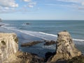 Rustic Surk at Maori Bay, New Zealand Royalty Free Stock Photo