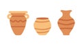 Rustic Terracotta Pots Icon, Gardening Home Decor Elements, vector design Generative AI Royalty Free Stock Photo