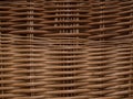 Rustic texture wicker basket Royalty Free Stock Photo